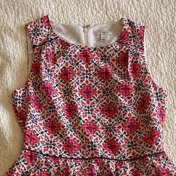 J. Crew California Poppy Silk Dress - Picture 3 of 7